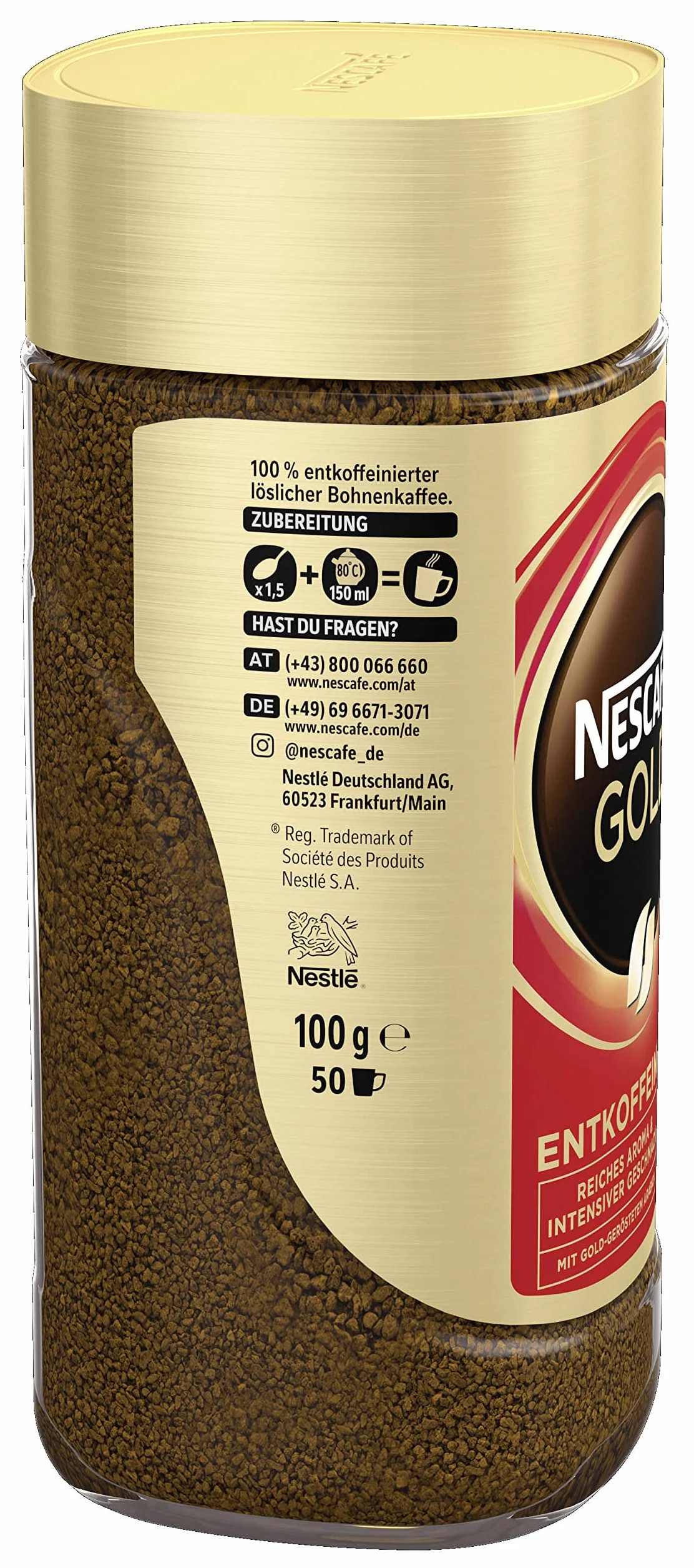 Nescafé Gold Kawa Rozpuszczalna, Bezkofeinowa