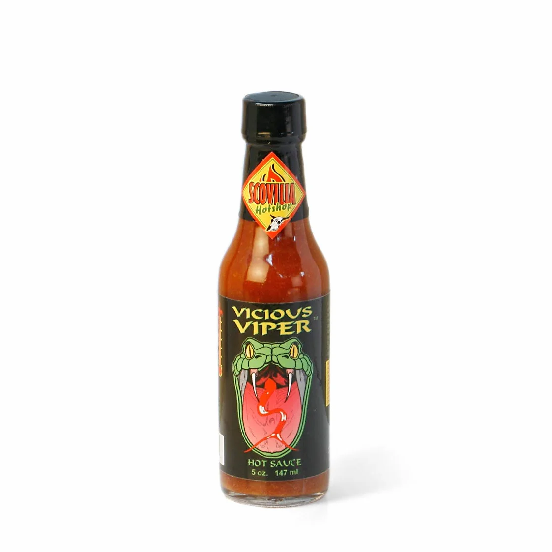 Cajohn's Vicious Viper Hot Sauce 5 uncji