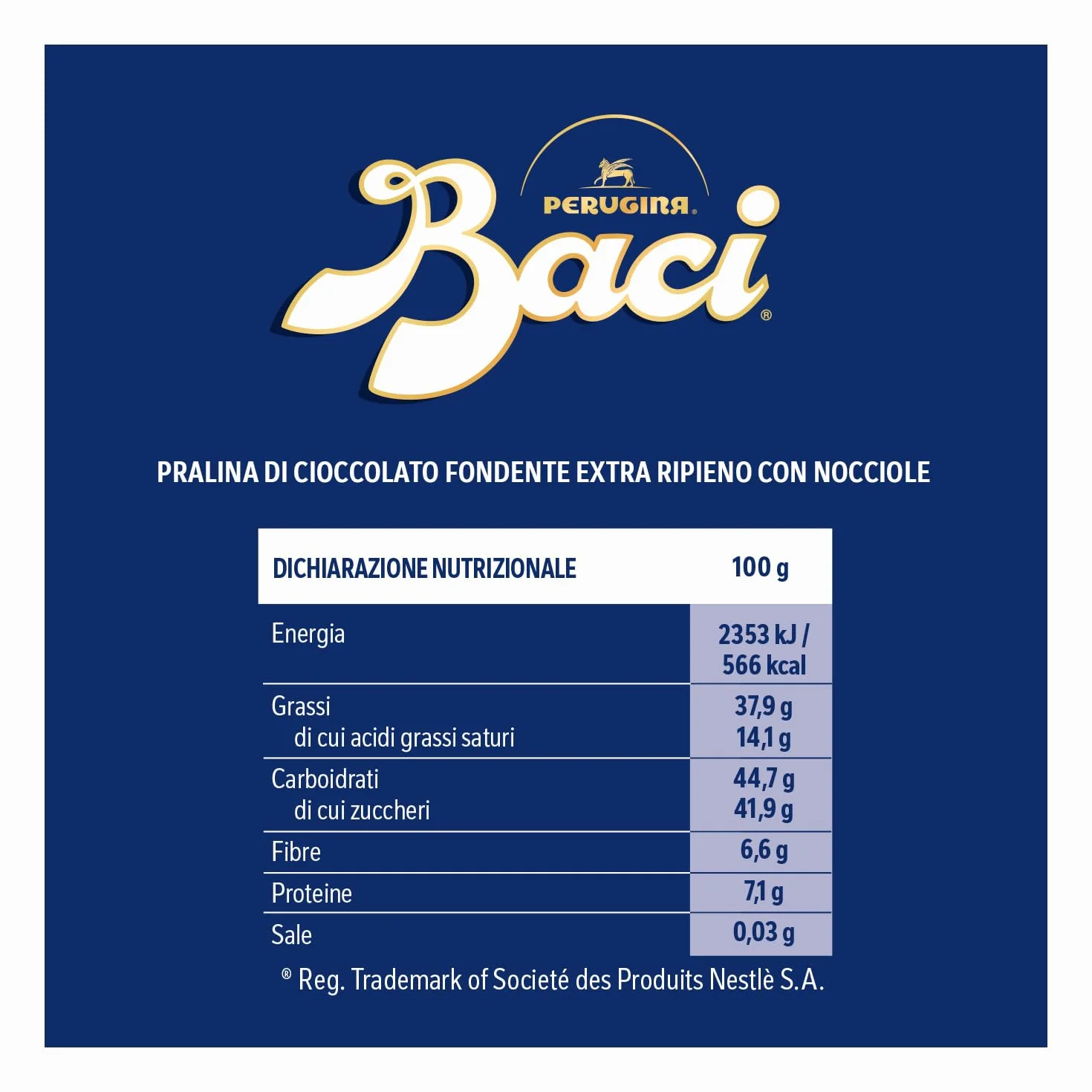 BACI PERUGINA Pudełko 350 g Classico Dark FINE Chocolate Truffle with Hazelnuts