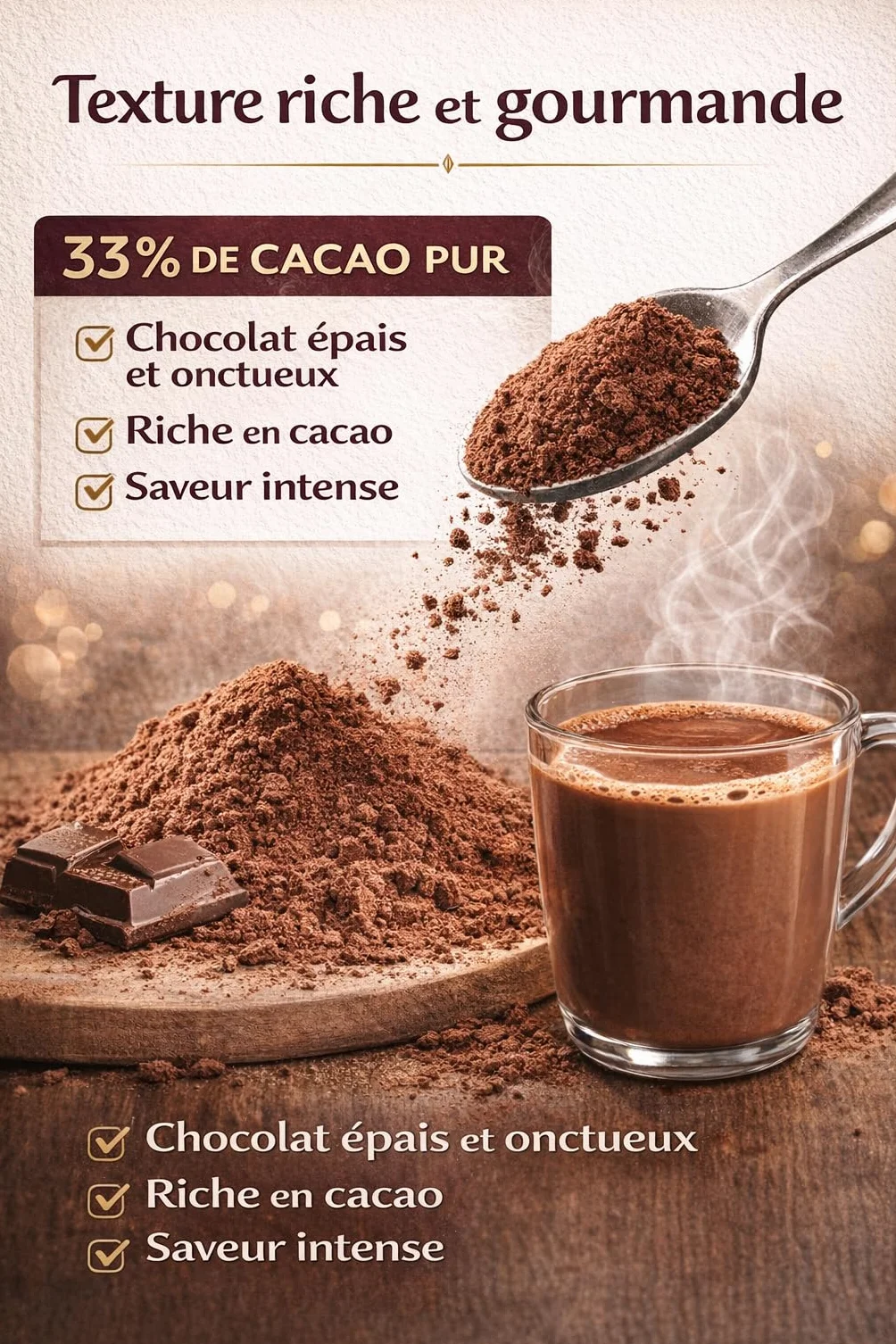 Monbana Puder czekoladowy 1 kg gorąca czekolada