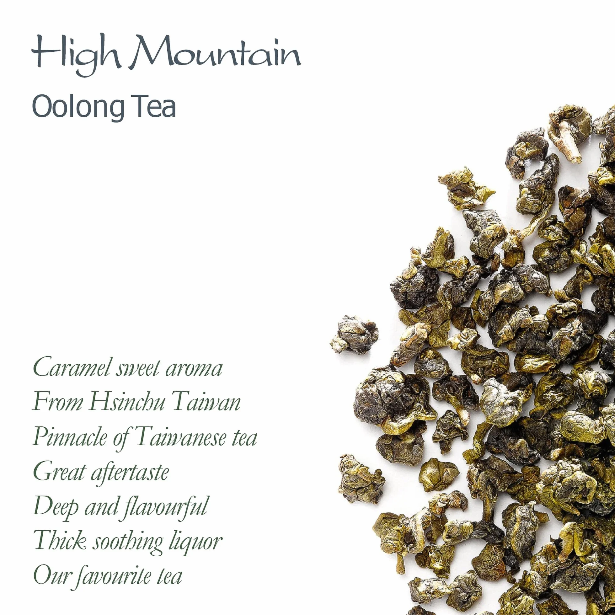 Tie Guan Yin Oolong Tea Taiwanese High Mountain Green Oolong Tea From Taiwan