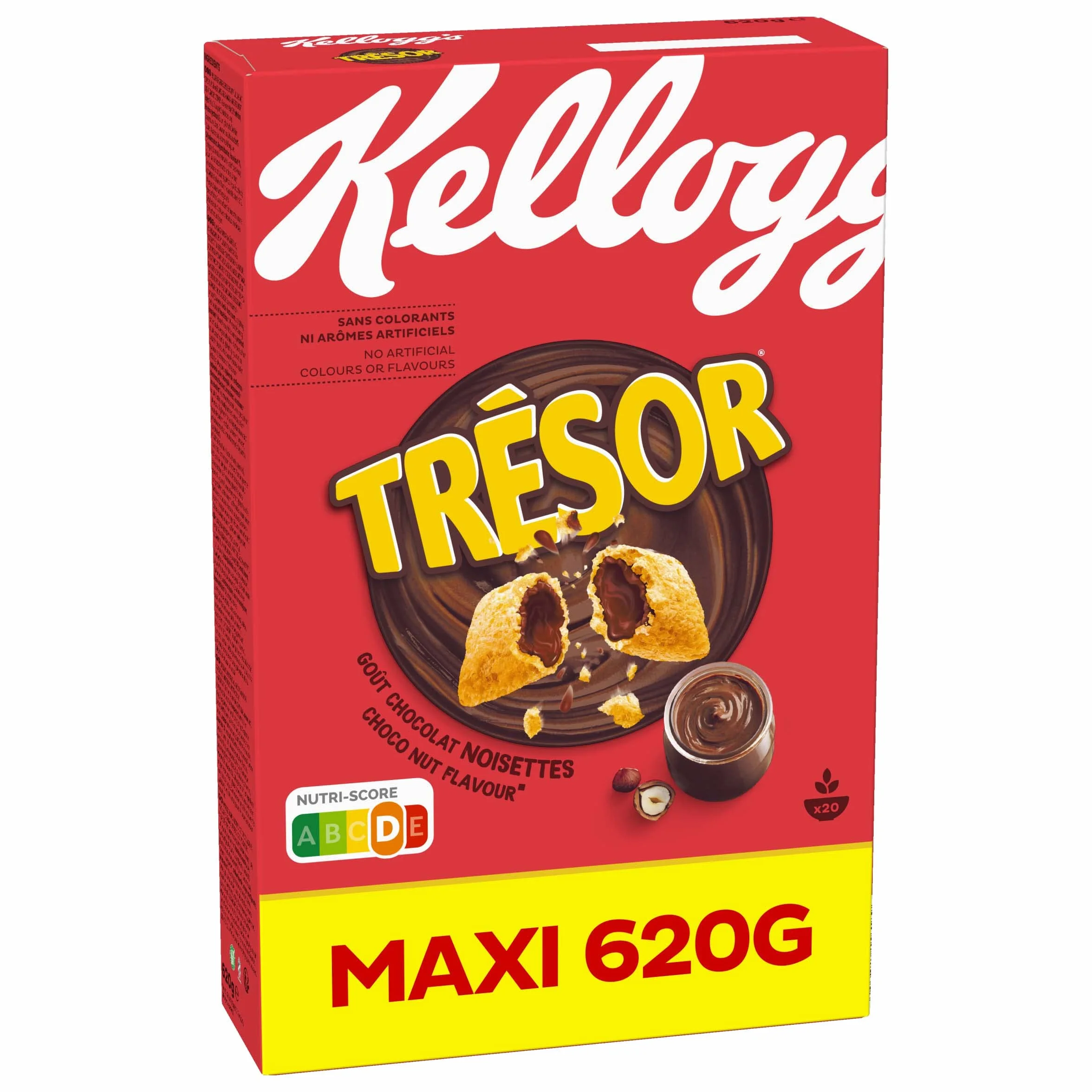 Tresor Kellogg's Treasure Cereal Chocolate Hazelnut 620 g