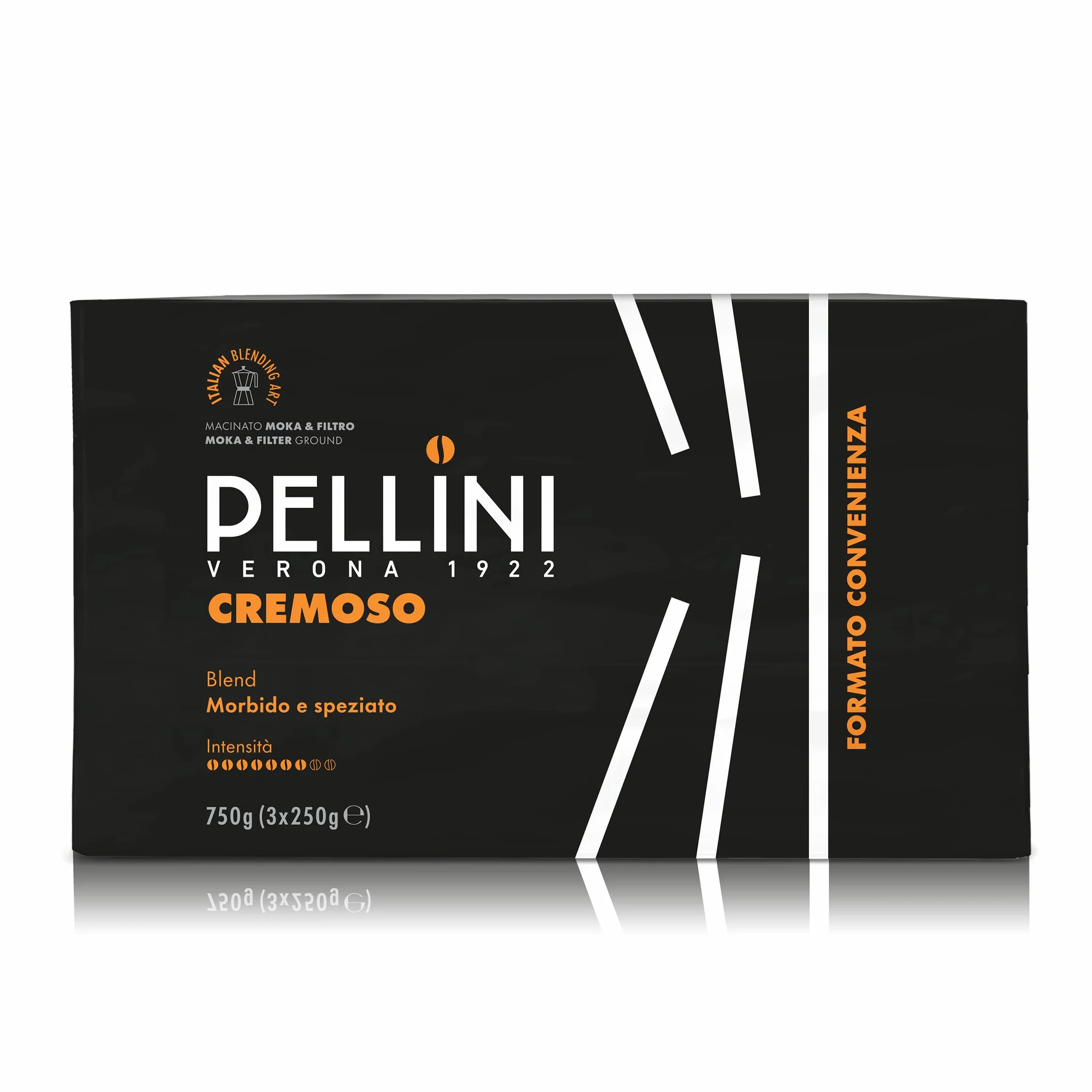 Pellini Kawa Mielona, N.20 Cremoso, 3 x 250 g
