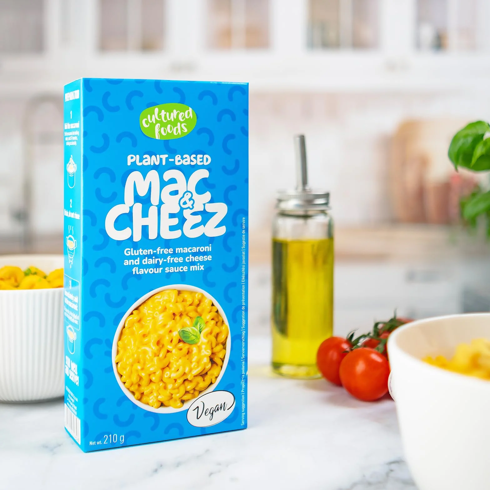 Cultured Foods Wegańskie Mac And Cheese Bez Glutenu Wegański Ser Bez Laktozy Zestaw 2x MAC & CHEEZ