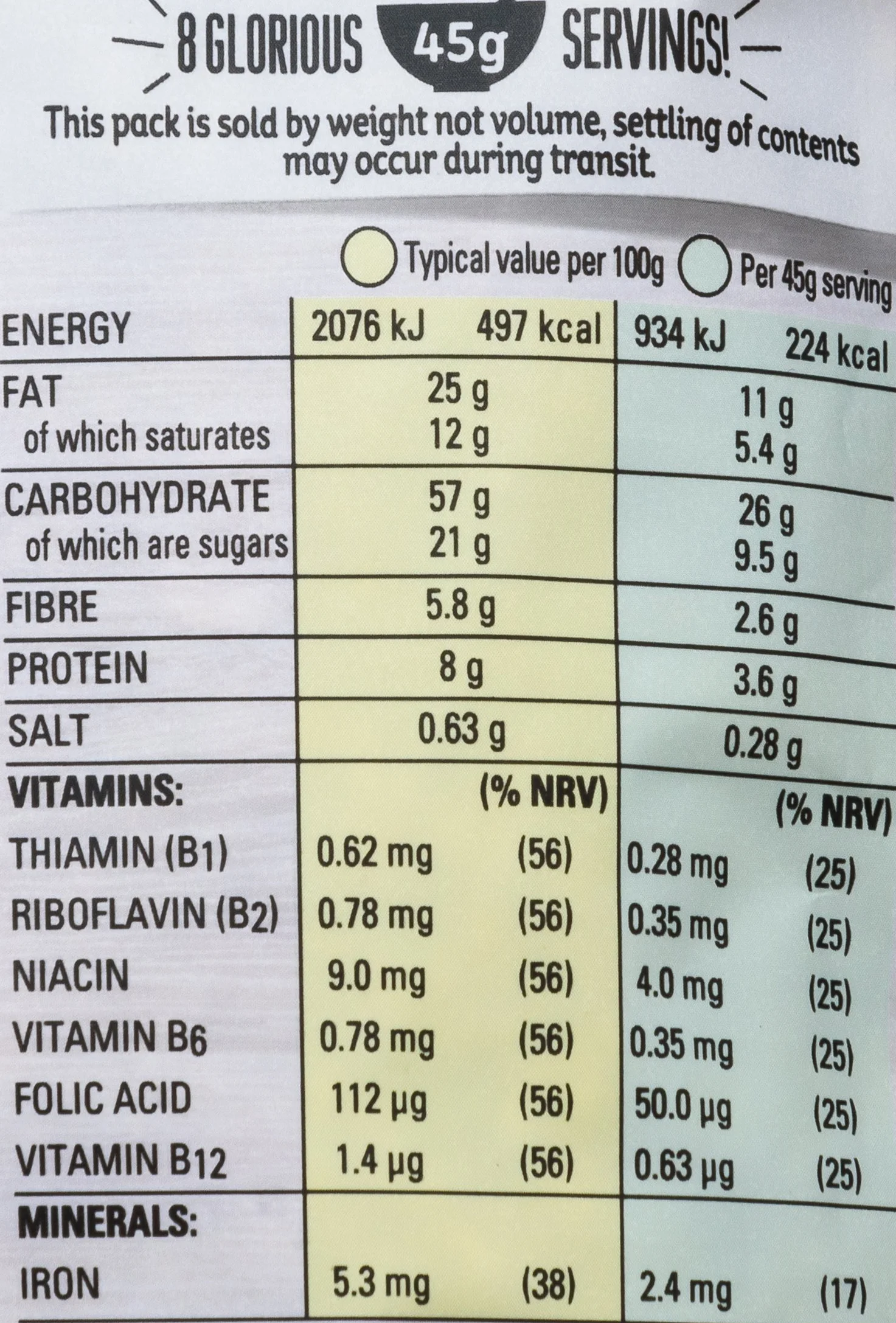 Kellogg's Chrupiące orzechy owsiane granola czekolada i orzechy laskowe 380 g
