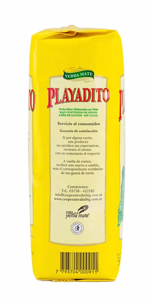 Playadito Yerba Mate - z palosami (1 x 1000gr)