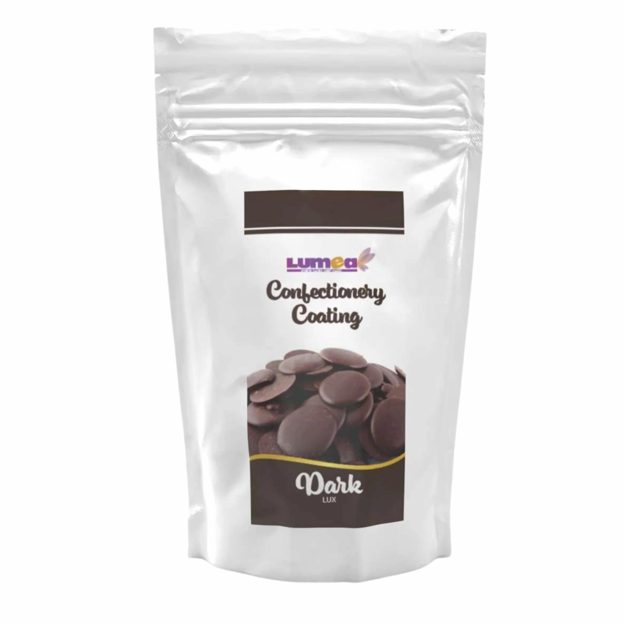 Dekozauber24 Koperta Drops ciemnobrązowa 500 g smak kakaowo-waniliowy Deco Melts