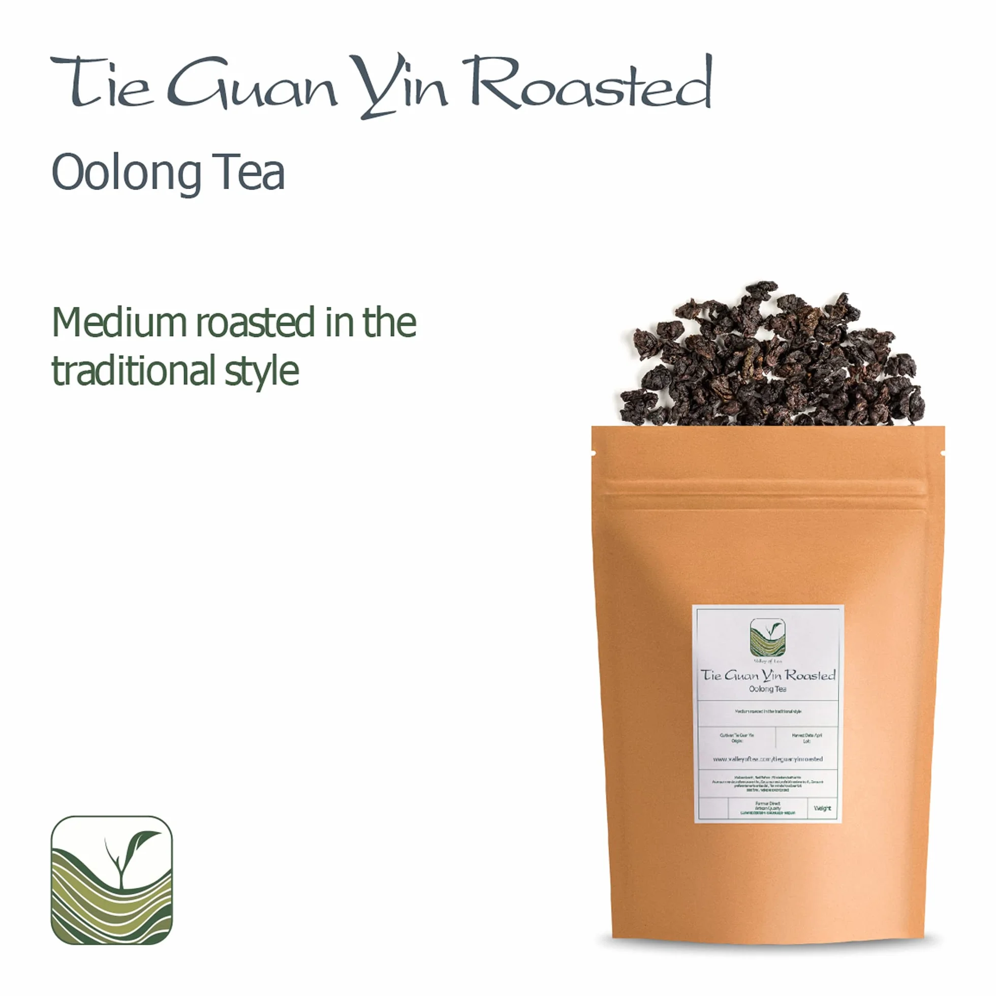 Tie Guan Yin Oolong Tea - Roasted Iron Goddess of mercy - Wu long Tea From China - Tieguanyin 50g