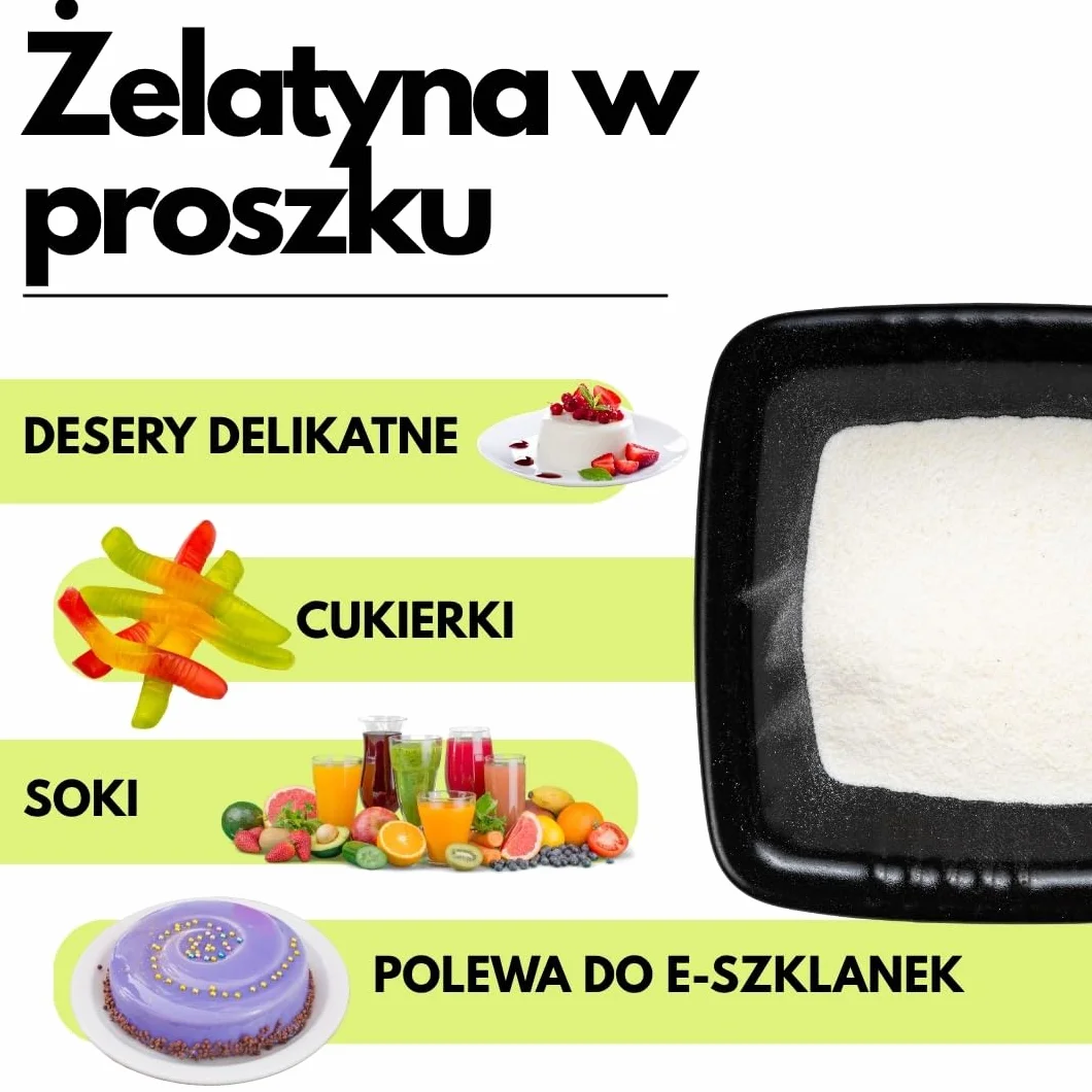 SaporePuro Żelatyna Spożywcza w Proszku 50 g 220 Bloom