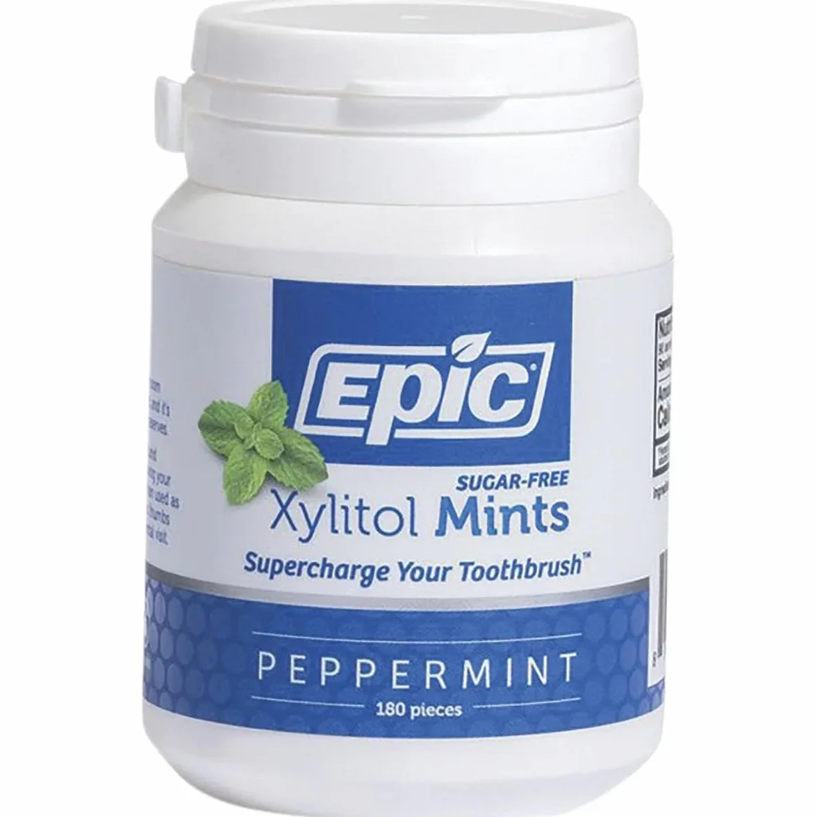 Epic Dental Mints Spearmint Xylitol Bottle (1 x 180 Ct)