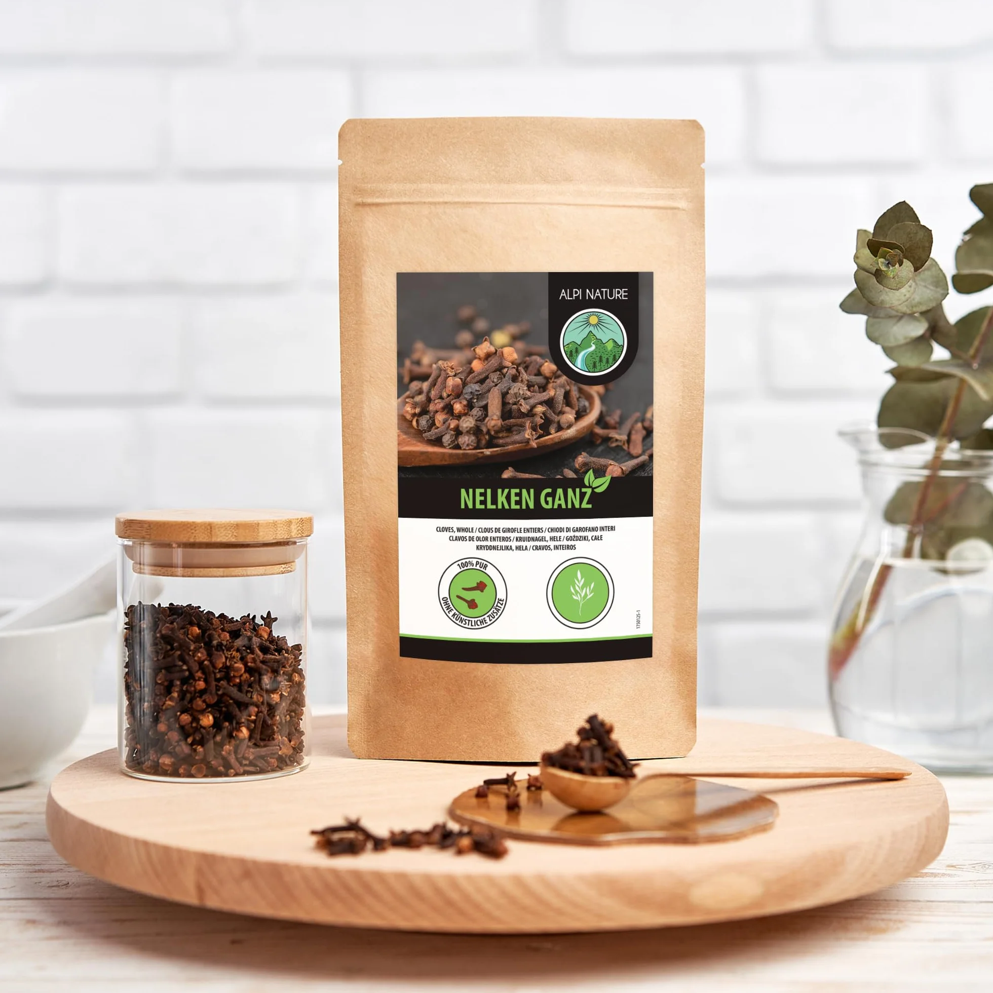 Alpi Nature Goździki Całe 250g, Suszone Pąki, Przyprawa do Gotowania