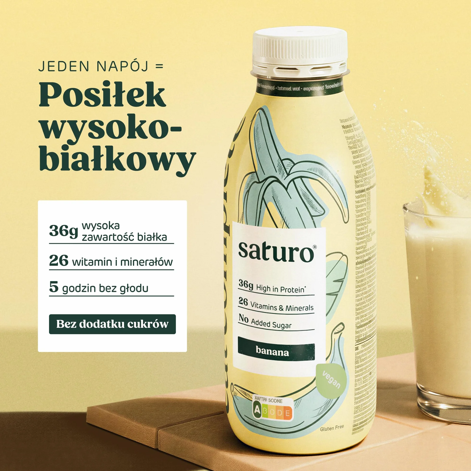 Saturo żywność dla astronautów, jedzenie w płynie, białko, bezlaktozowe, bezglutenowe, wegańskie