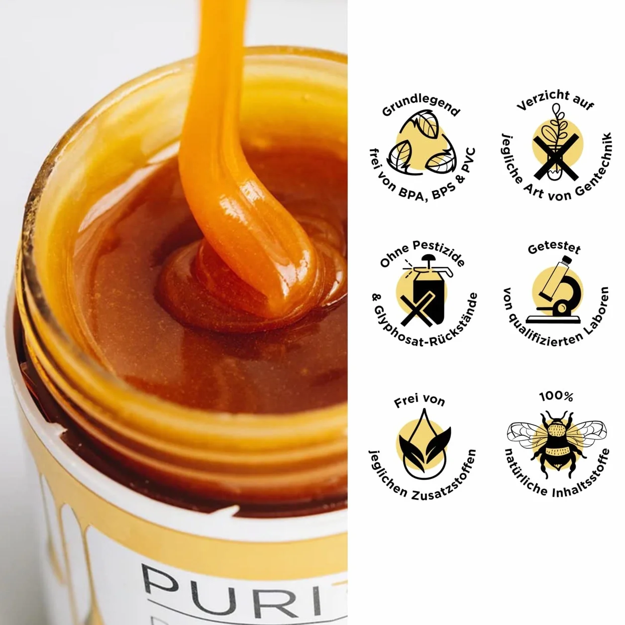PURITI Miód Manuka MGO 100+ 250 g z Nowej Zelandii certyfikowany metyloglioksal