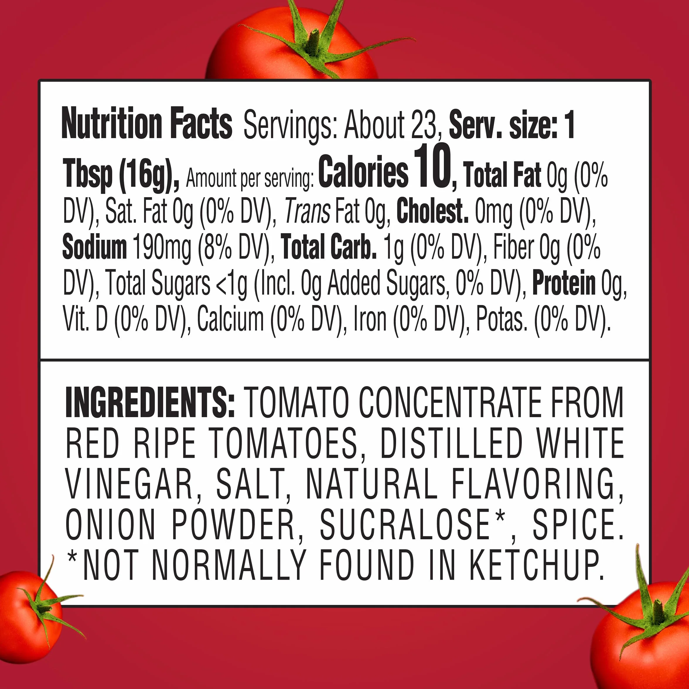 Heinz - Azúcar reducida salsa de tomate del tomate - 13 oz.