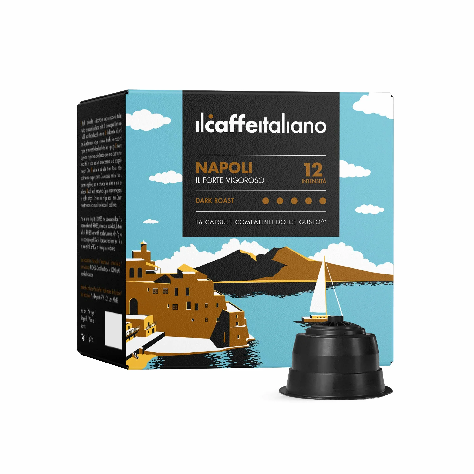 Dolce Gusto 96 kapsułek Il Caffè Italiano Napoli intensywność 12