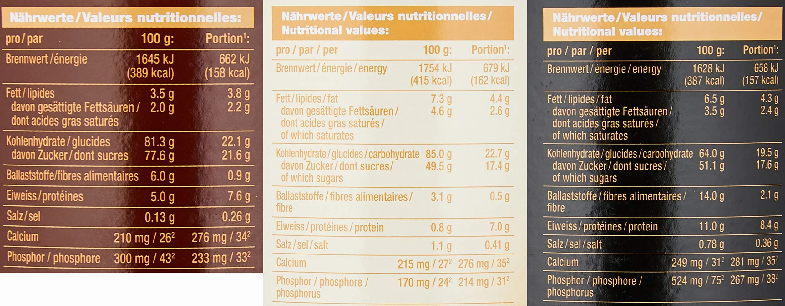 Caotina Zestaw 3-częściowy, oryginalny, noir, blanc, kakao w proszku ze szwajcarską czekoladą, czekolada do picia, gorąca czekolada, 3 x 500g