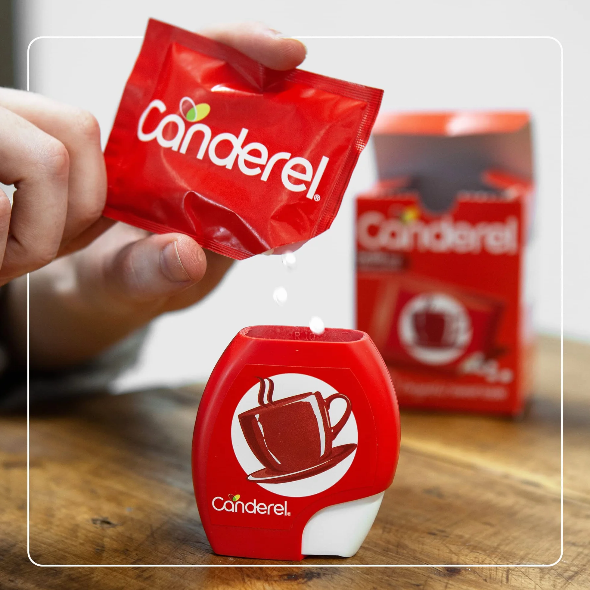 Canderel Sukraloza Dozownik tabletek – niskokaloryczny – substancja słodząca | 300 tabletek