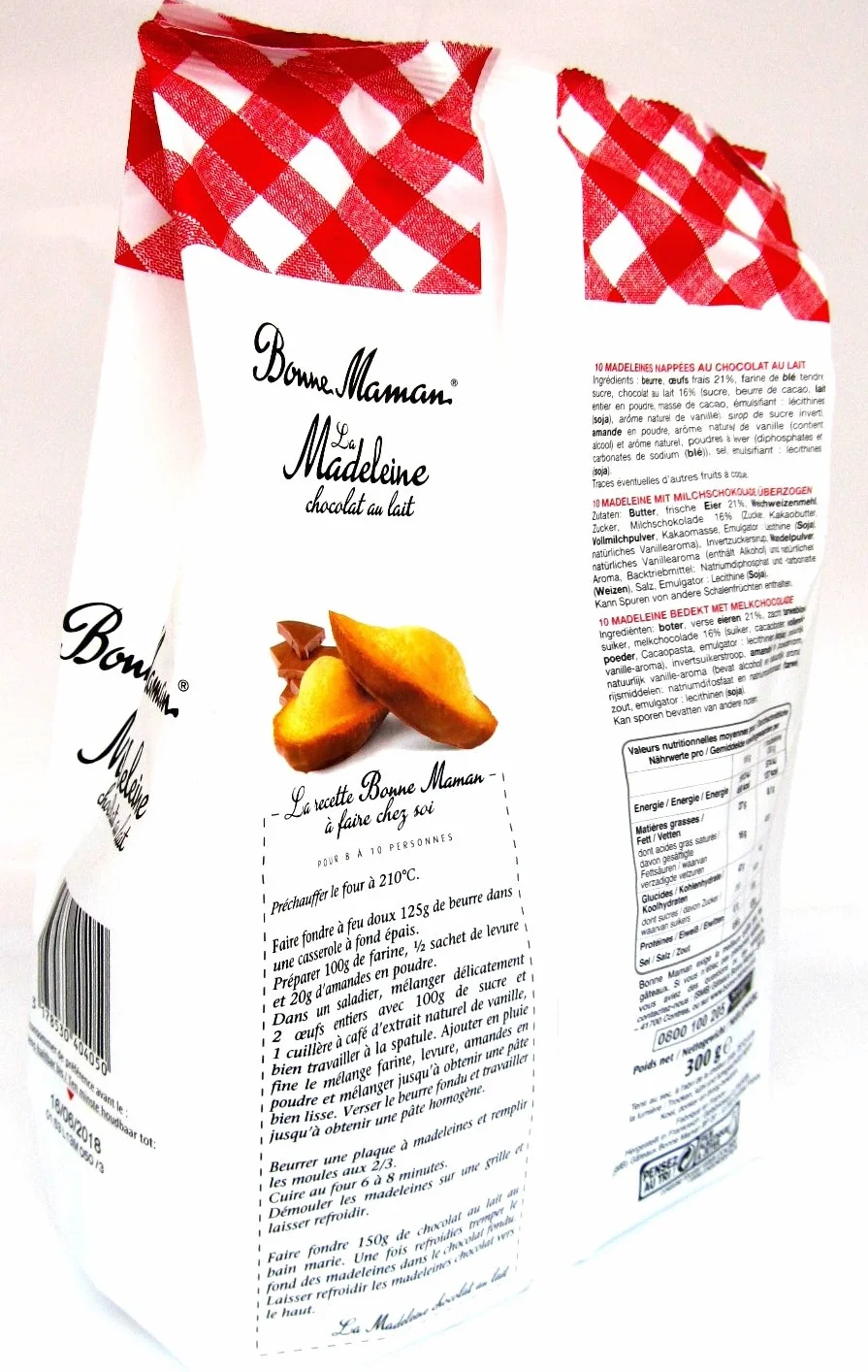 Bonne Maman la madeleine chocolat au lait