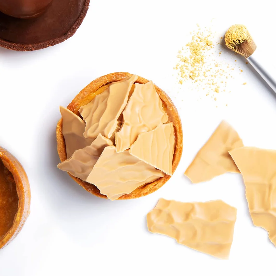 Callebaut czekoladowe złote nuggetsy (kallets) 400 g, idealne do wypieków, pyszny karmelizowany smak - wysokiej jakości czekolada
