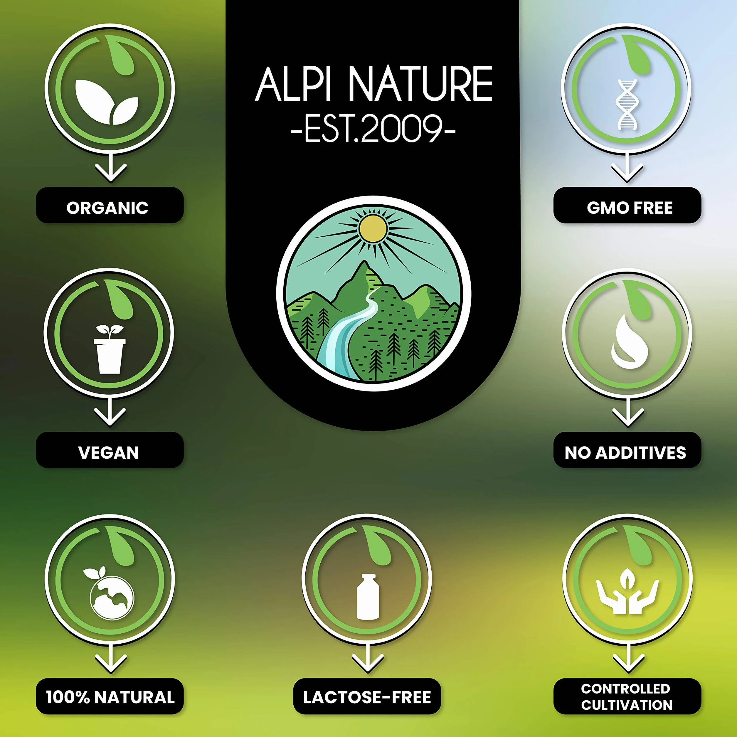 Alpi Nature Ekologiczny Pieprz Kampot Czarny 100g, Całe Ziarna Pieprzu, Czarne Ziarna Pieprzu Kampot