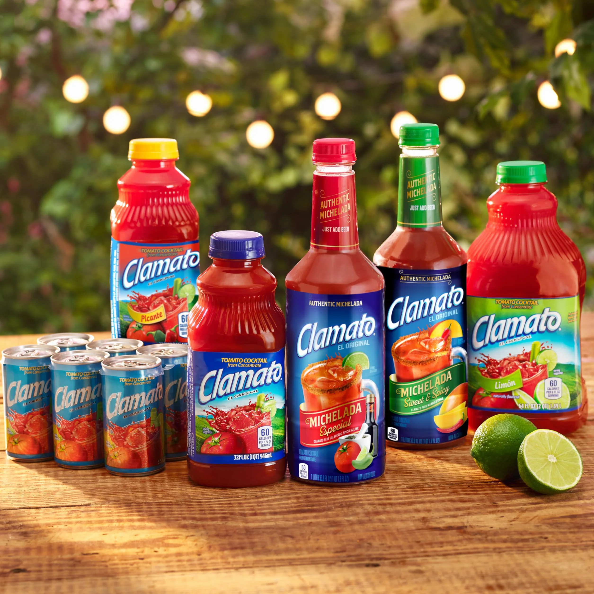 Clamato Tomato Cocktail z Koncentratu, Koncentrat Soku Pomidorowego do Picia Samodzielnie Lub w Połączeniu, Butelka 1,89 Litra