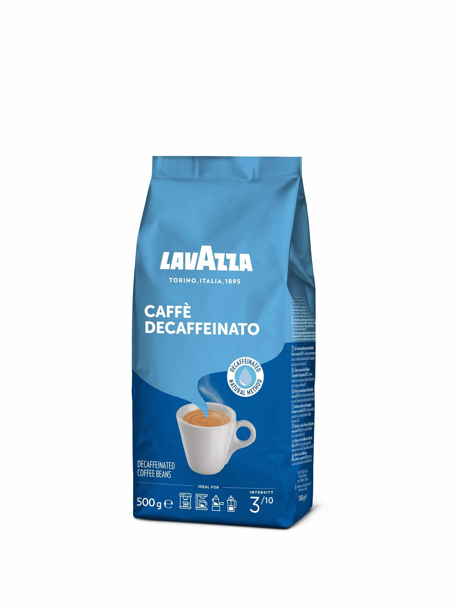 Lavazza Kawa Ziarnista, Crema Decaffeinato, 500 g