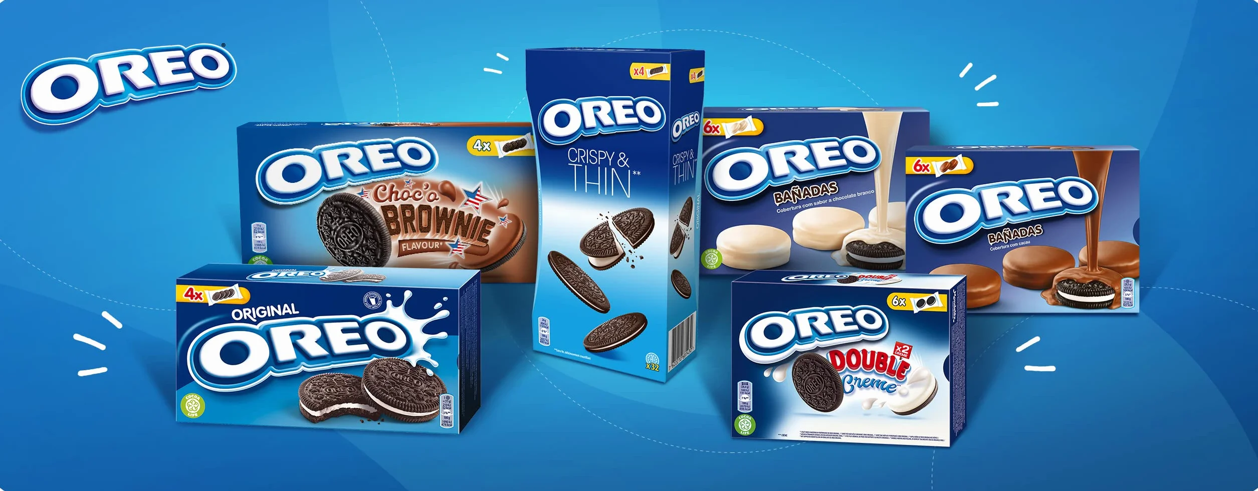 Oreo Original Ciastka kakaowe z nadzieniem o smaku waniliowym 176 g