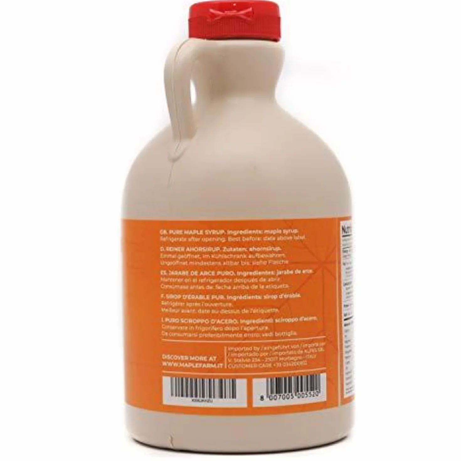MapleFarm - Czysty syrop klonowy - Wyprodukowano w Kanadzie - Klasa A (Very Dark, Strong taste) - Dzbanek 1 L - Pure maple syrup - Maple syrup