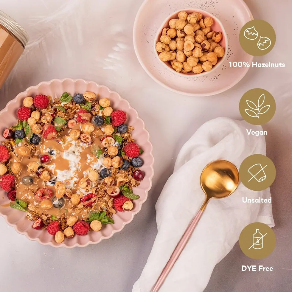 Pasta z Orzechów Laskowych 100% Orzechów Laskowych bez soli cukru 1kg