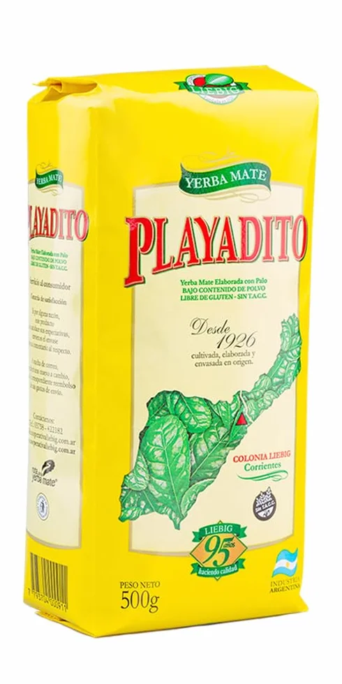 Playadito Yerba Mate - z palosami (1 x 1000gr)
