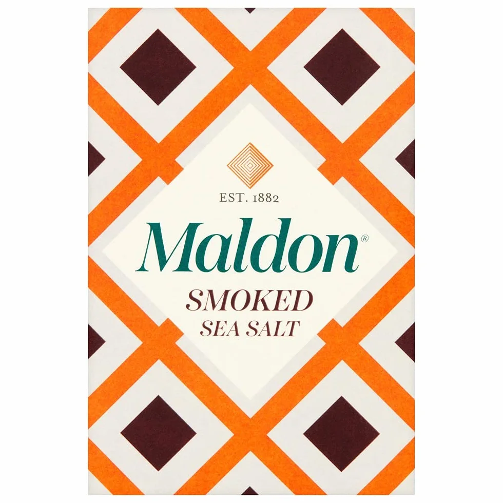 (2 sztuki) - Sól Maldon - Wędzona sól morska | 125 g | 2 opakowanie