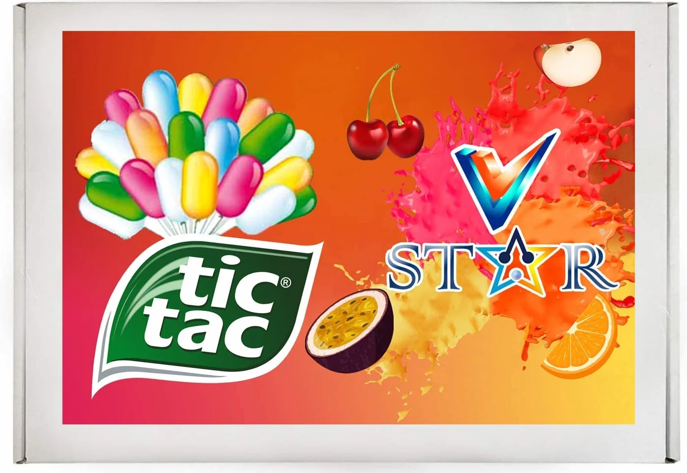 10 x TIC TAC różne smaki słodycze (18 g x 10) (mieszanka truskawkowa) VSTAR