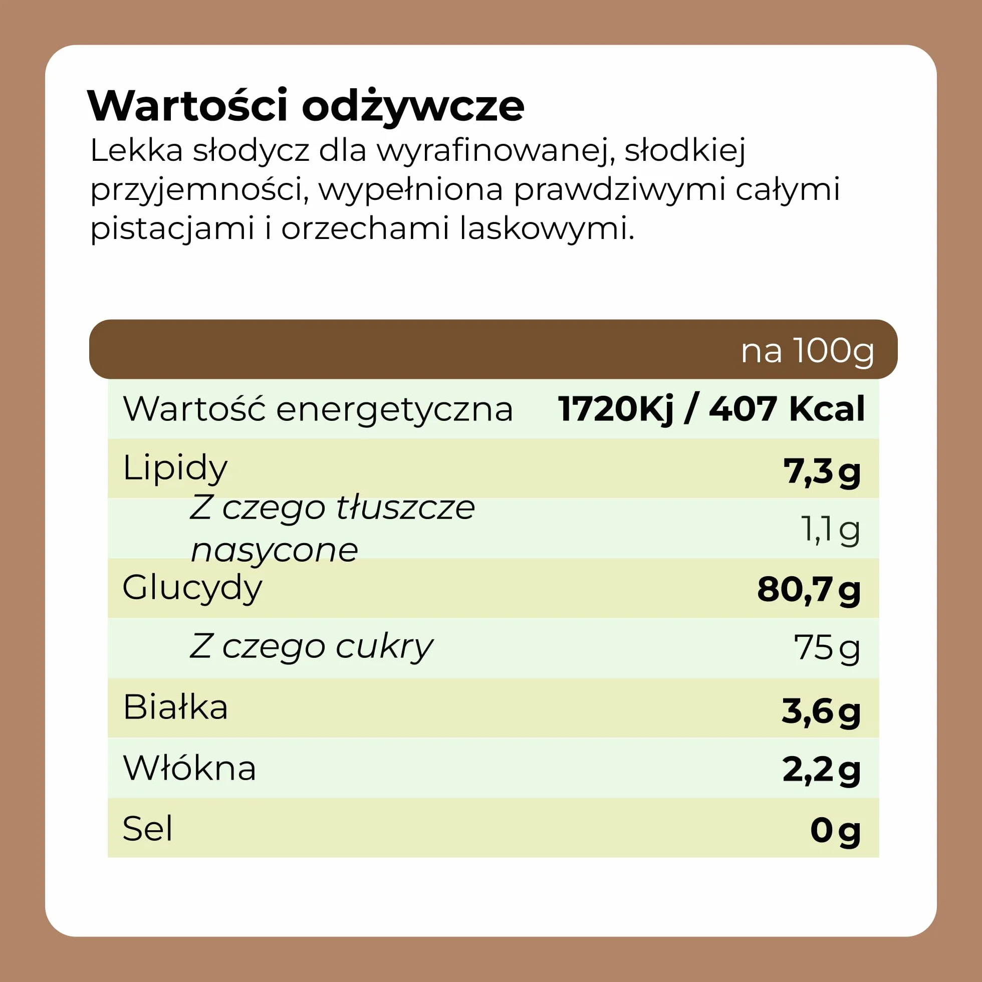Tureckie przysmaki Z orzechami laskowymi, pistacją, kokosem 500 g