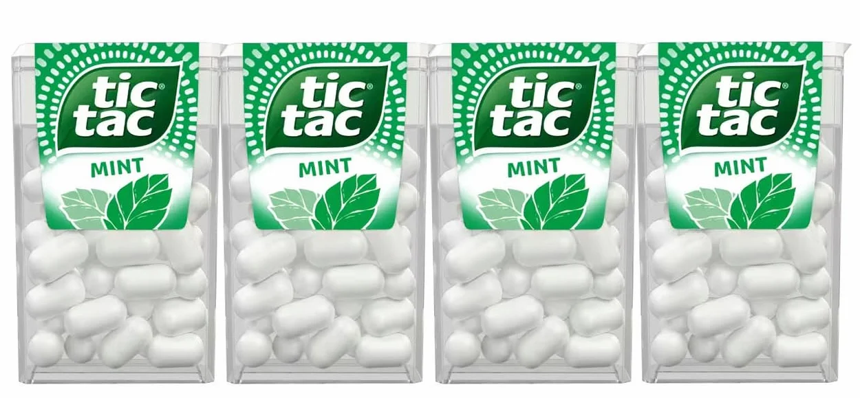Tic Tac Mint drażetki 24x18g orzeźwiające cukierki miętowe