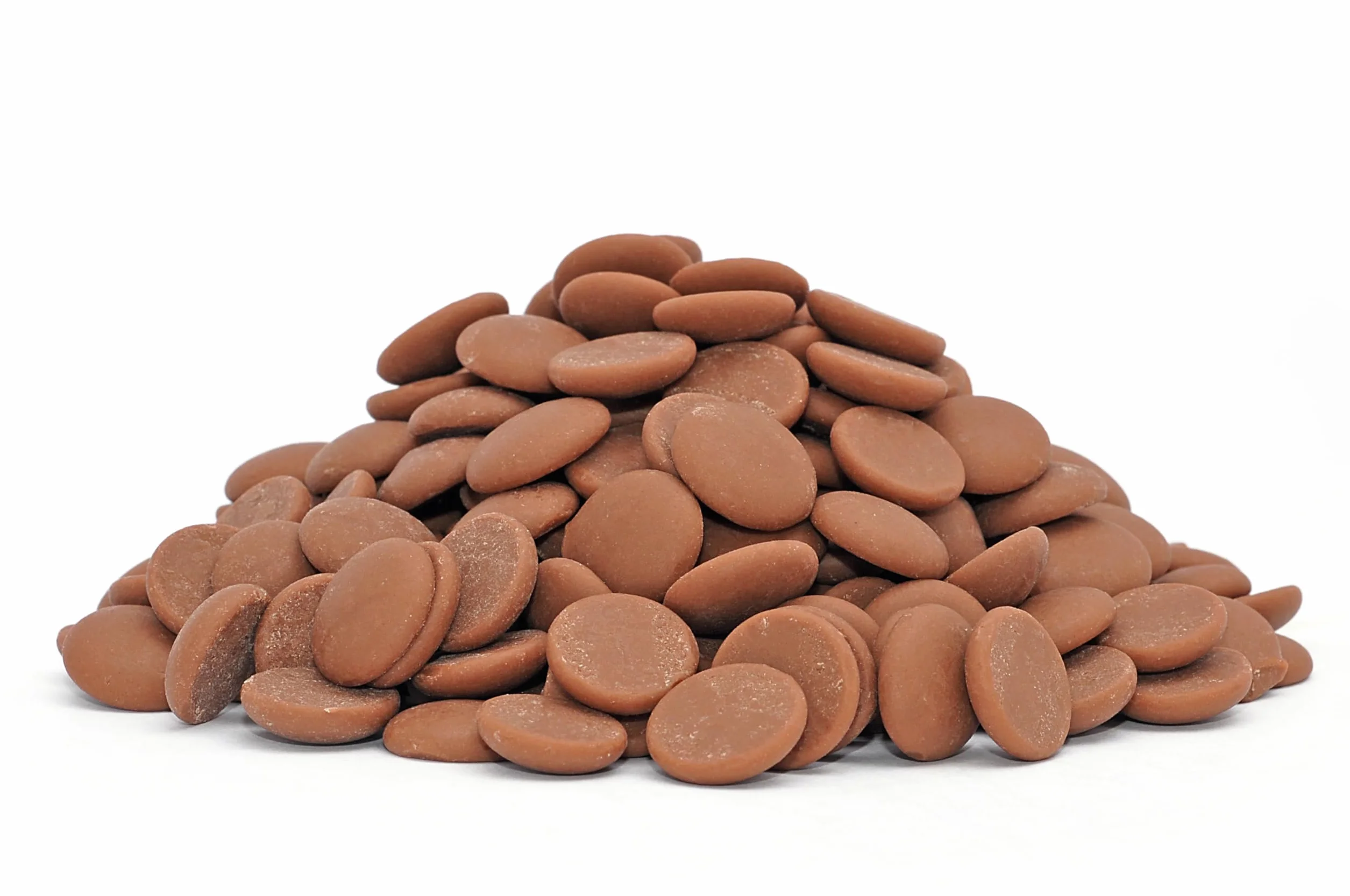 BAM Krople czekolady mlecznej premium do fontann czekoladowych, kaletek, chipsów do fondue czekoladowego, łatwe do stopienia, 500 g
