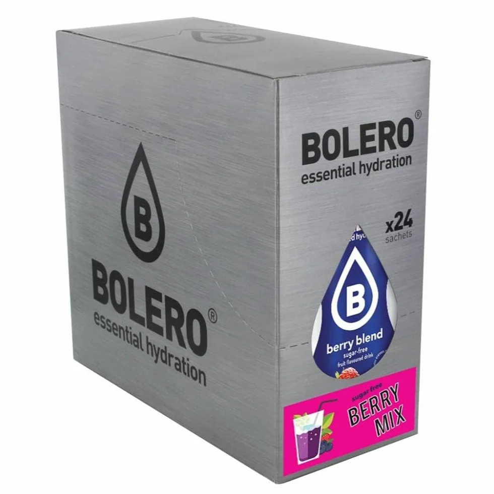 Bolero BERRY MIX 24x9g napój w proszku bez cukru słodzony stewią dla diabetyków