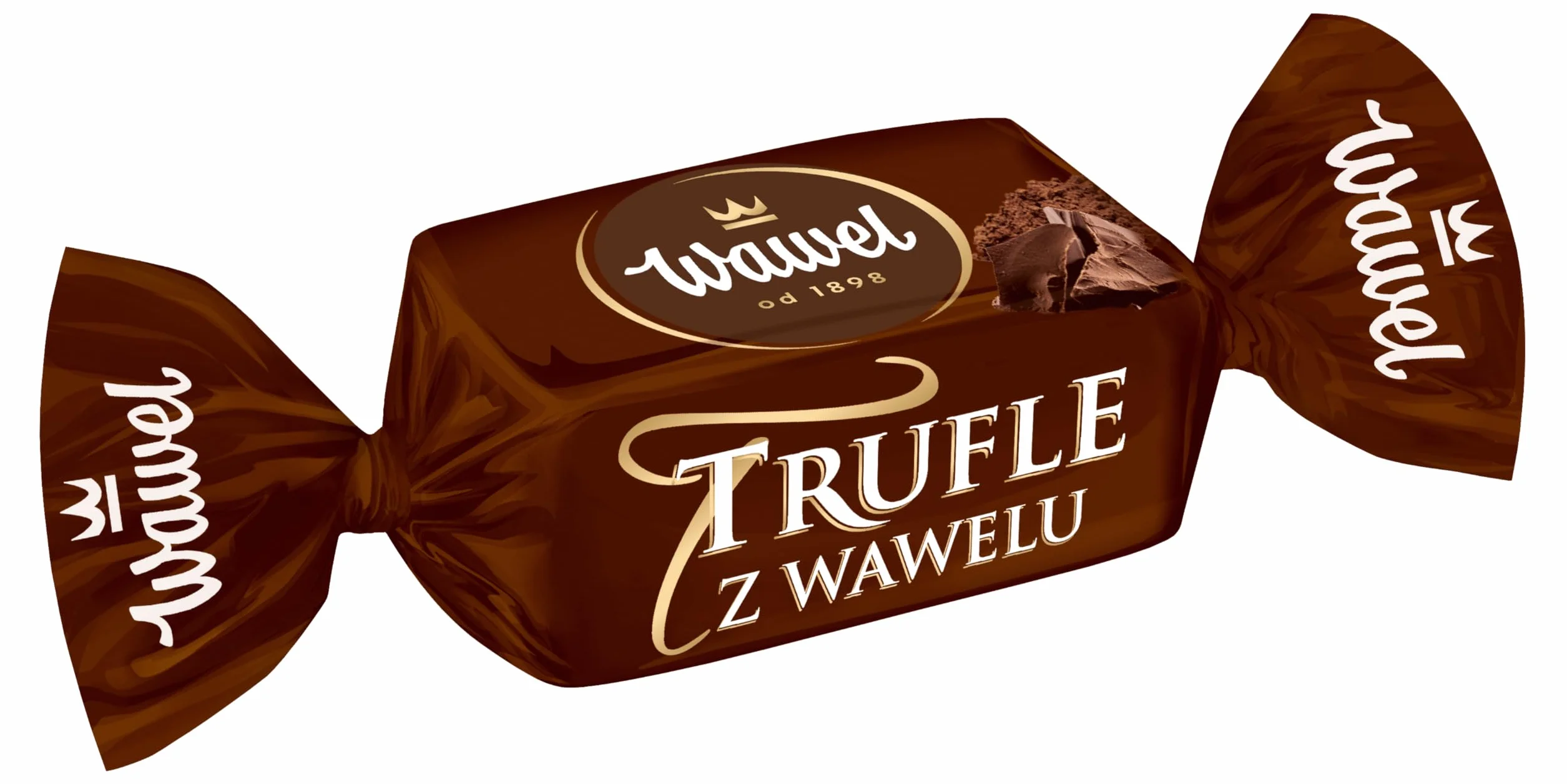 Wawel Trufle z Wawelu Cukierki czekoladowe o smaku rumowym w czekoladzie 1kg 1000g