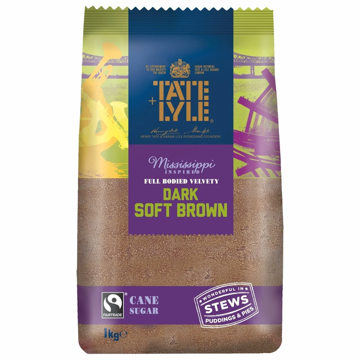 Tate & Lyle Fairtrade Dark Brown Sugar 1 kg
