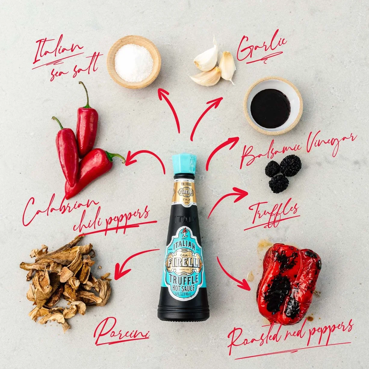 Casa Firelli Italian Truffle Hot Sauce 148 ml (1 opakowanie)