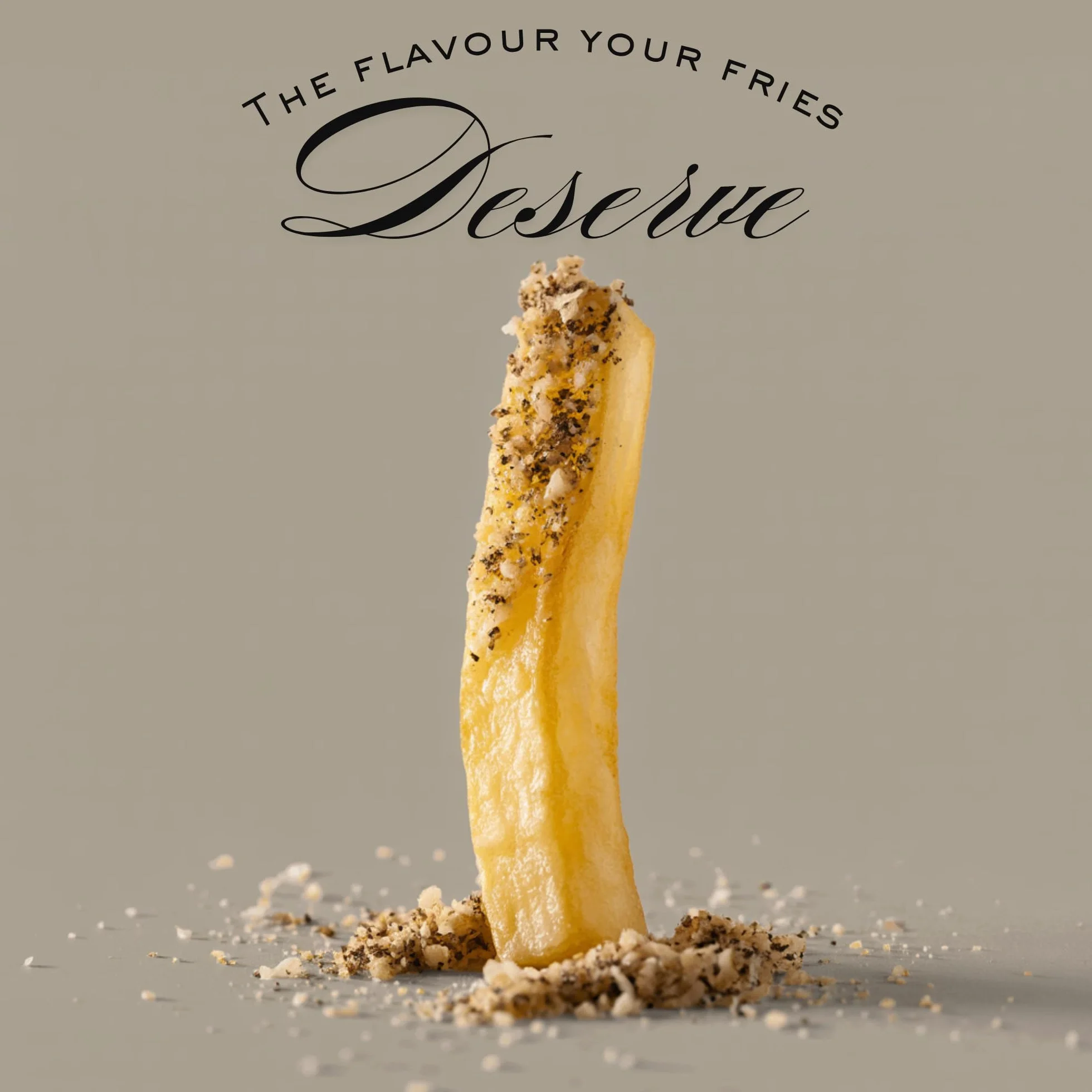 Truffle Fries Bliss – Premium przyprawa o smaku trufli – Stworzona do frytek gourmet i słonych potraw – Szklany słoik (60 g)