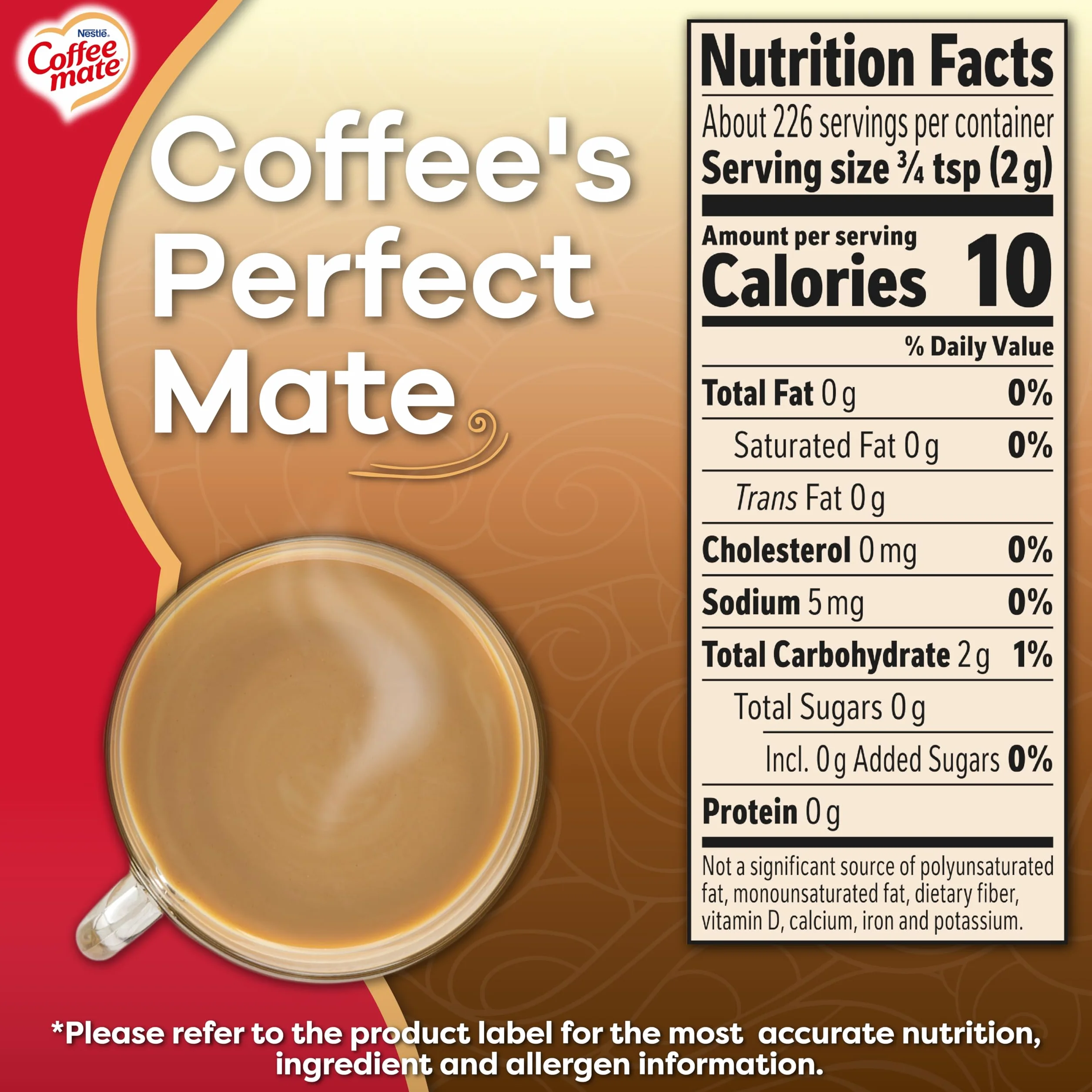 Nestle Coffee Mate Original Fat Free