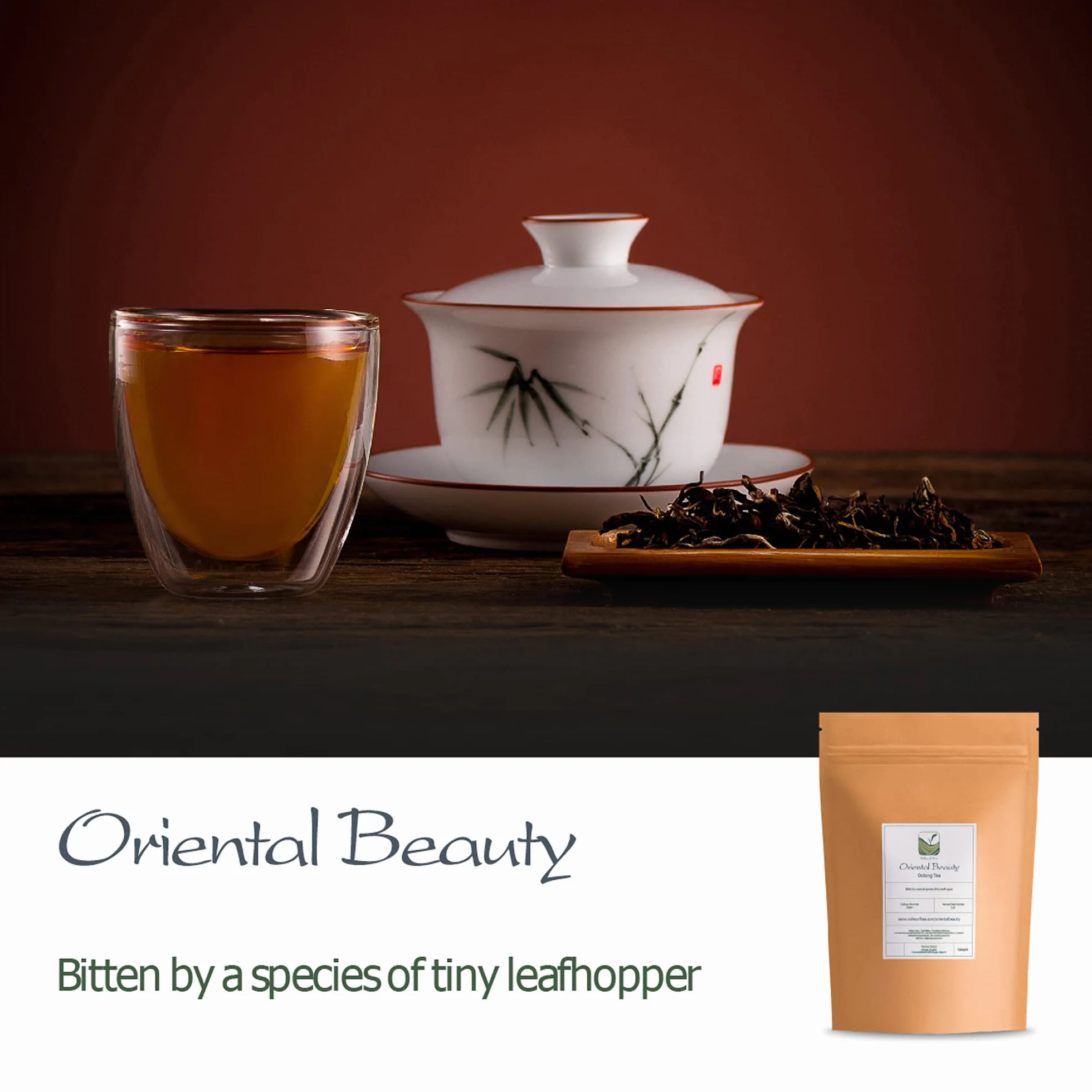 Oriental Beauty Taiwan Oolong Tea - Dongfang Meiren Taiwanese Wu Long Tea - White Tip Oolong Tea -