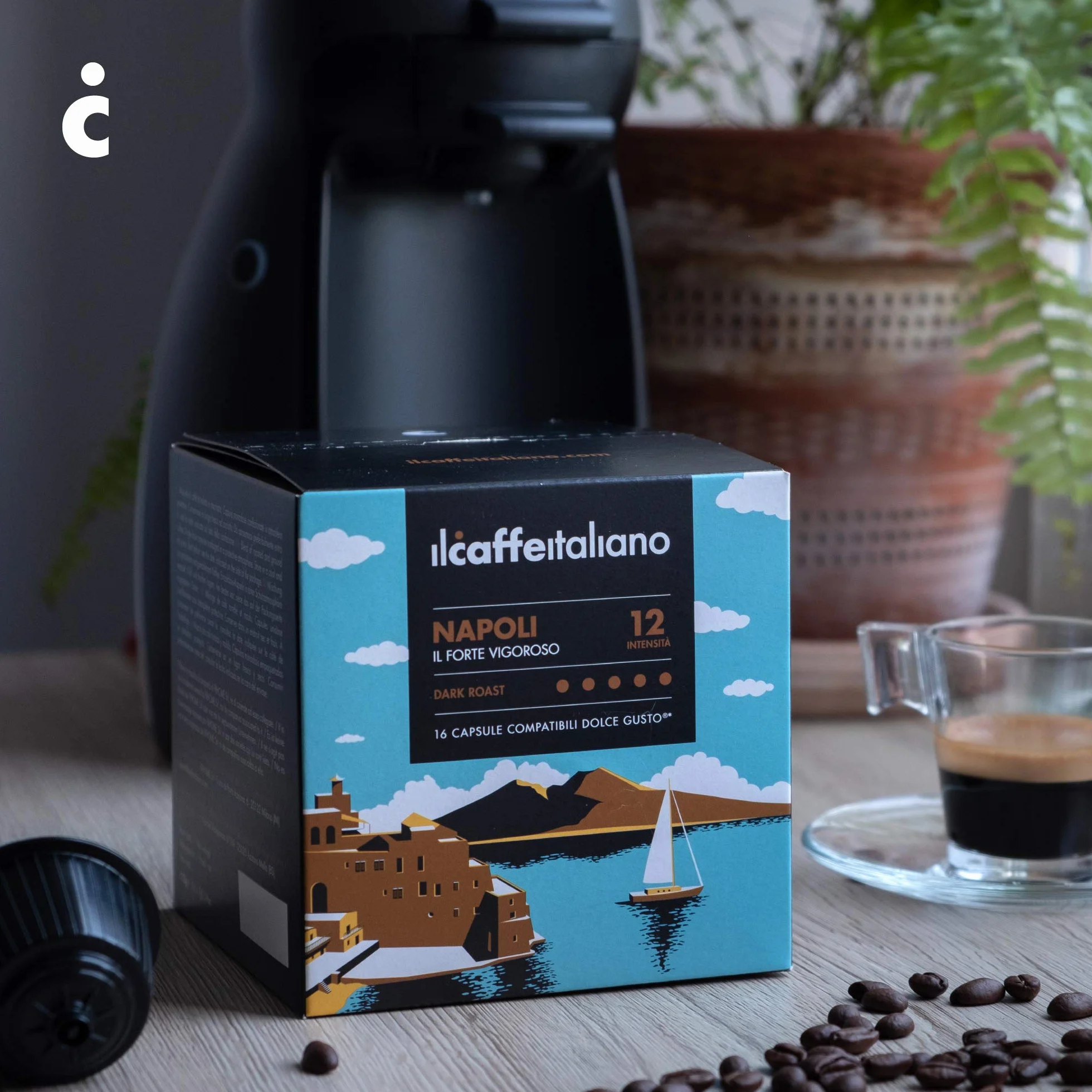 Dolce Gusto 96 kapsułek Il Caffè Italiano Napoli intensywność 12