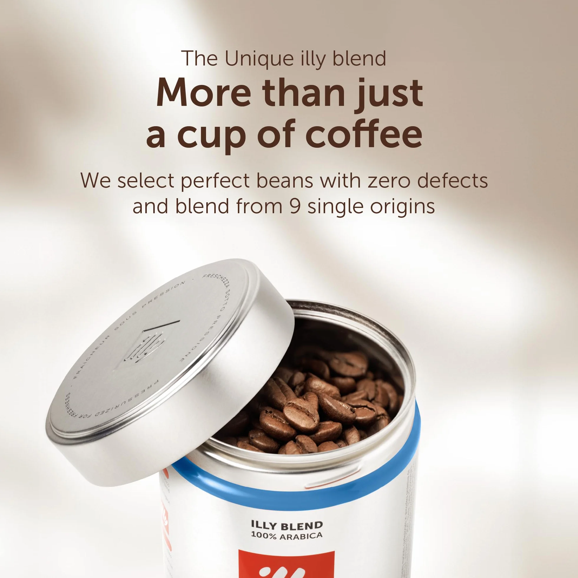 Illy Decaf Kawa Ziarnista Bezkofeinowa Arabica Blend