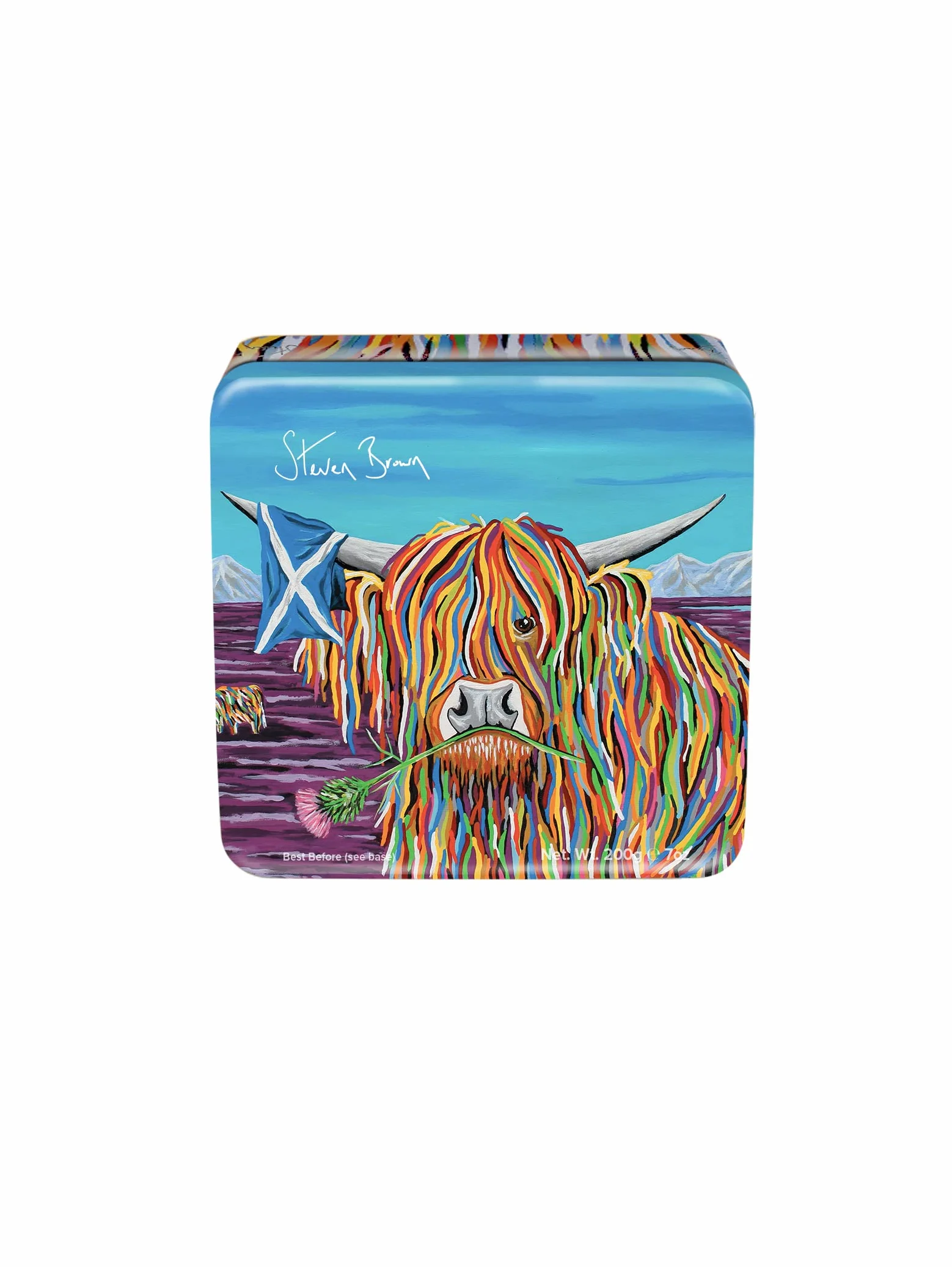 Gardiners of Scotland Hamish McCoo Malt Whisky Fudge kwadratowa puszka - 200 g