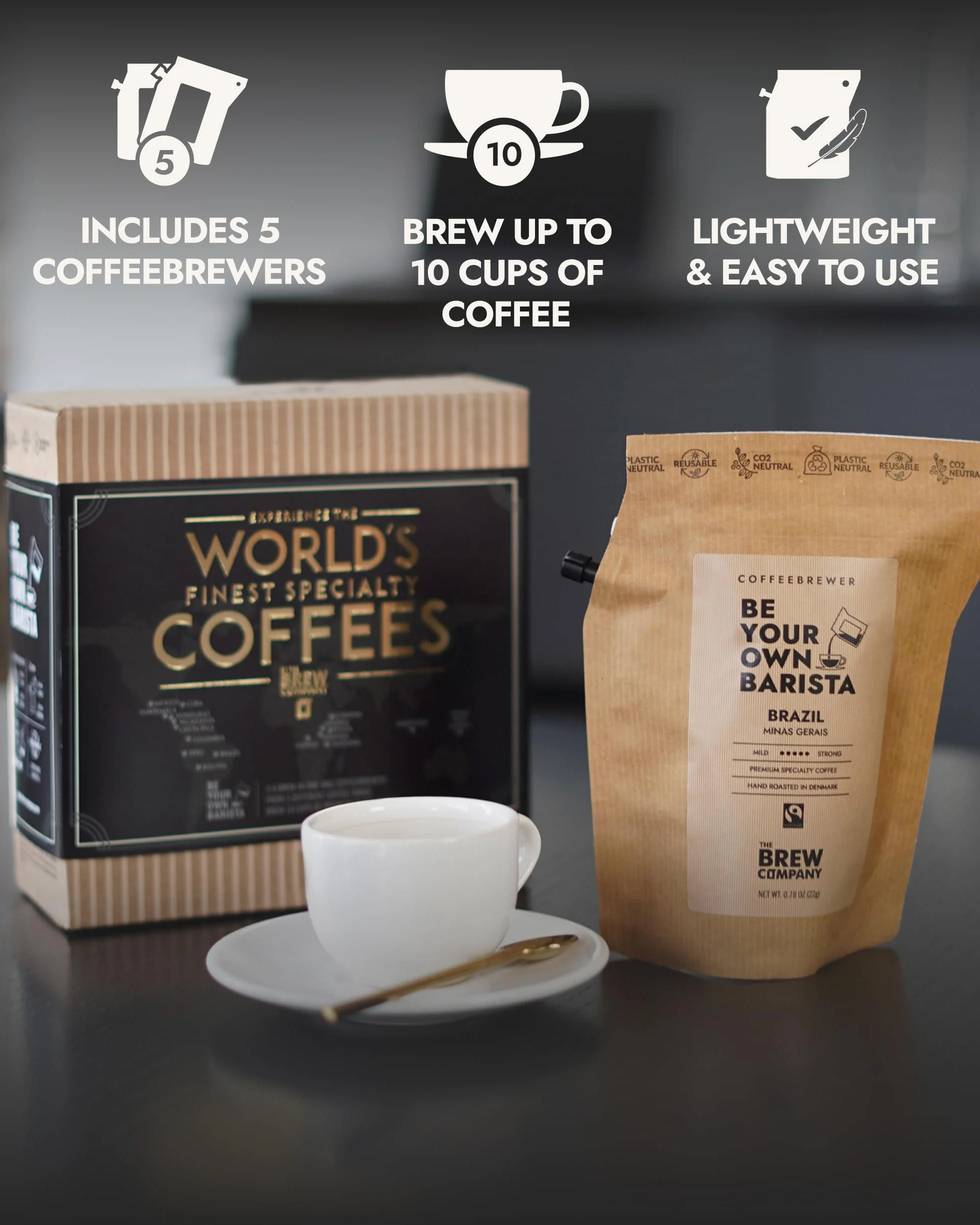Kaffee Geschenk Set 5 Single Estate Spezialitäten Bio Kaffees Aus Aller Welt Probierset Kaffeeliebhaber