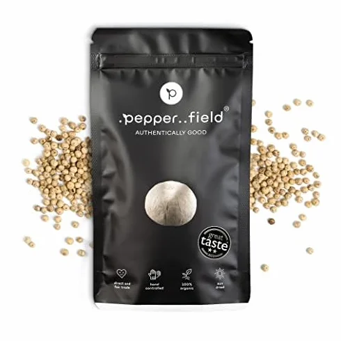 Pepperfield Kampot biały pieprz 250 g całe ziarna suszone na słońcu