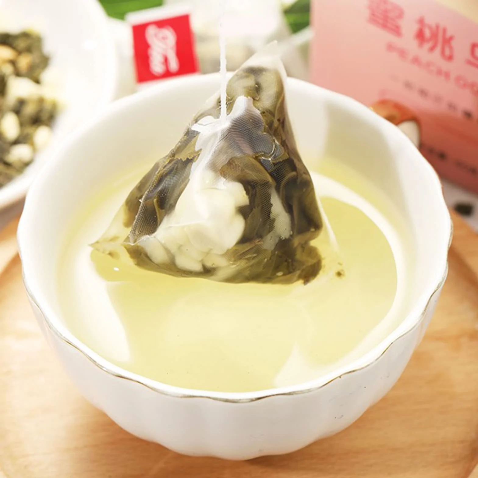 Brzoskwiniowa Herbata Oolong 20 Liczeń Naturalne Suszone Owoce 60g