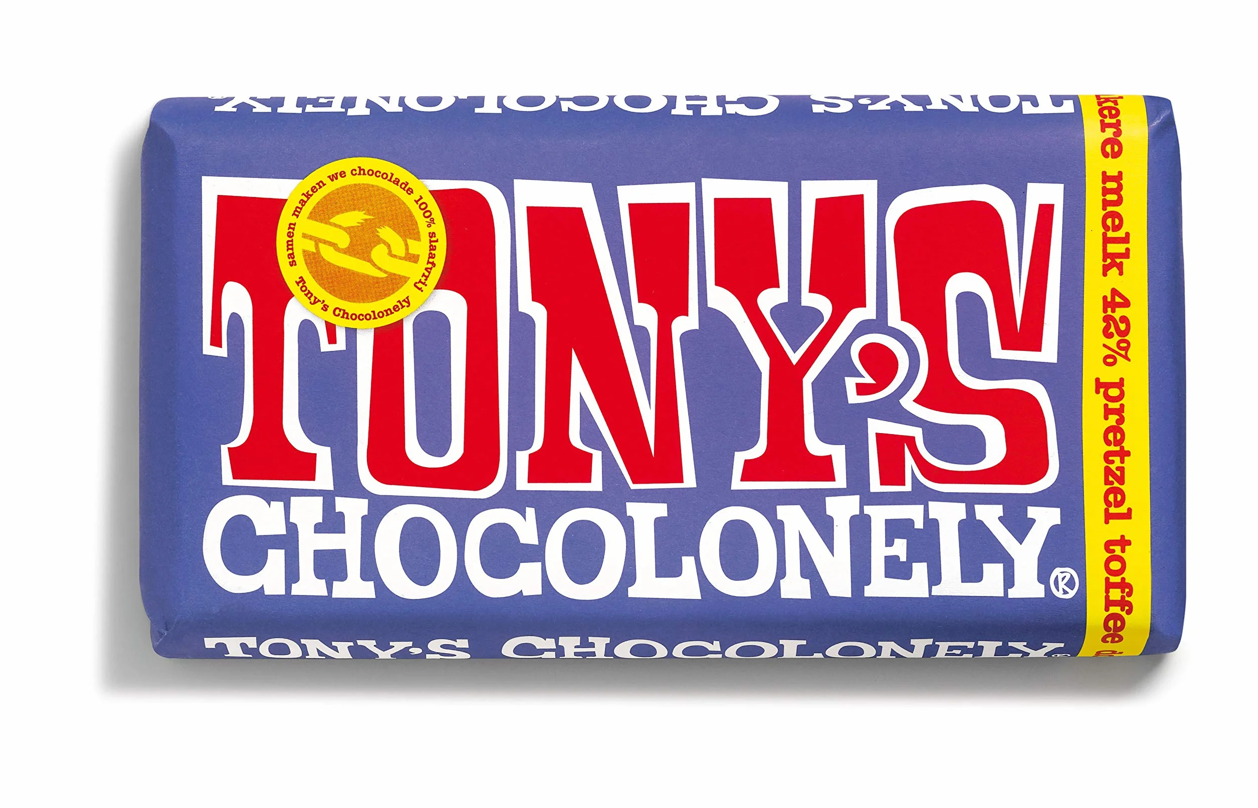 Tony's Chocolonely Ciemna Czekolada Mleczna Bretzel-Toffee 180 g