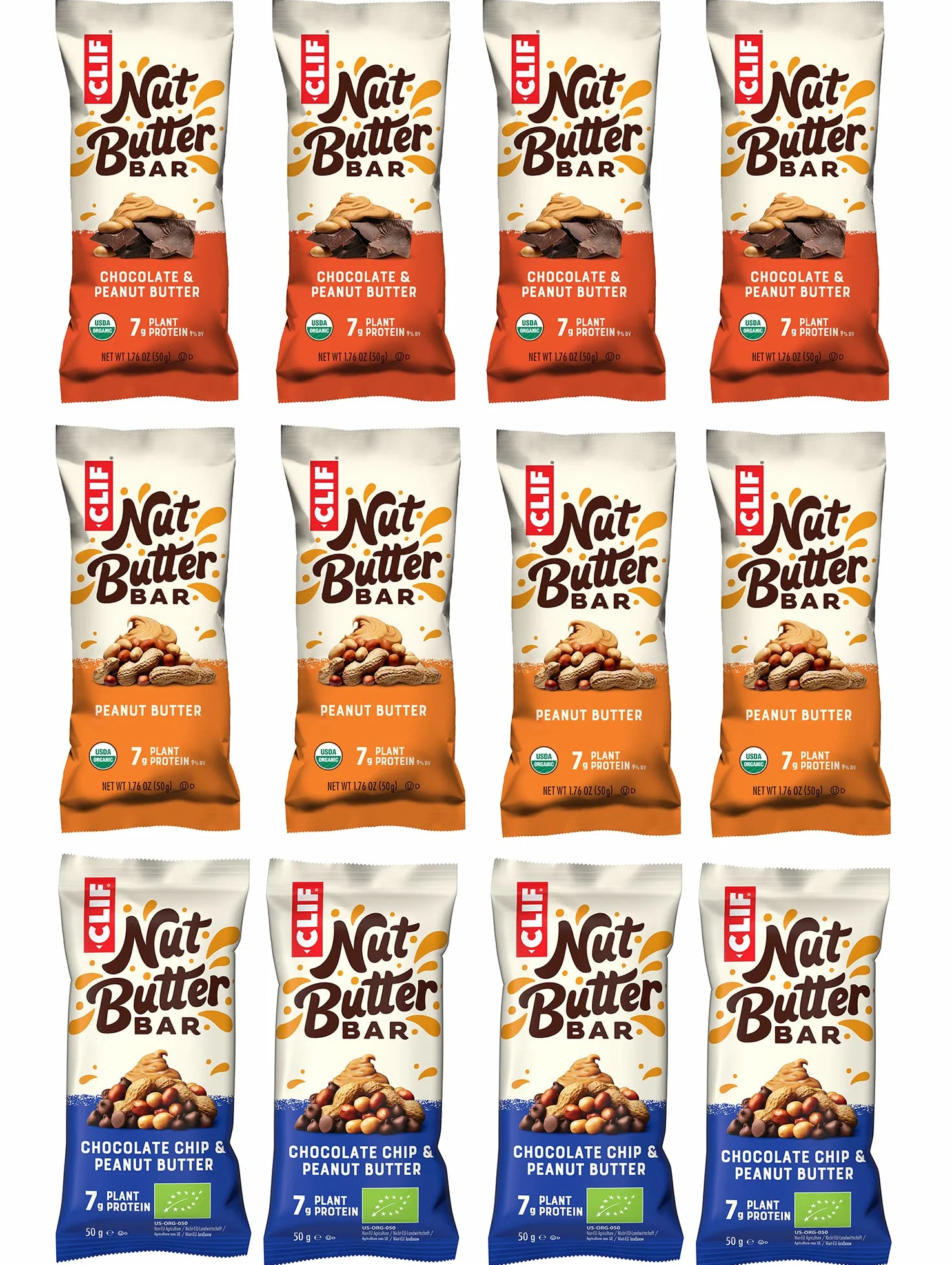 CLIF zestaw do mieszania masła orzechowego 12 x 50 g